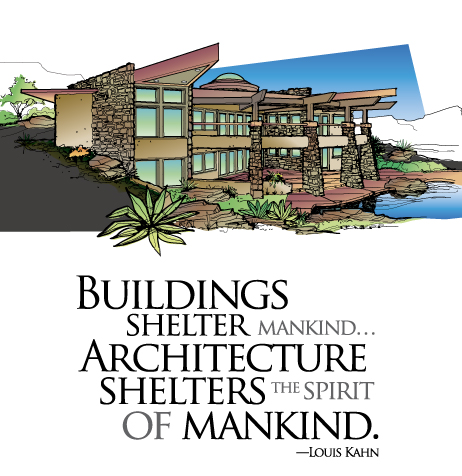 Architects undergo extensive training in a variety of social, business and construction disciplines to ensure they understand the construction process in its entirety from site selection and physical constraints through permitting, construction and building maintenance. They are trained to think creatively and to solve problems three-dimensionally. And, most importantly, architects are trained to design total living and work environments that function optimally to enhance the overall quality of life.